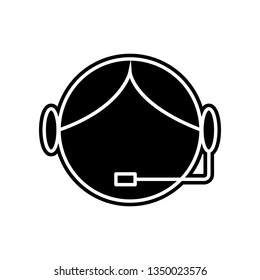 Call Center icon. Element of logistics for mobile concept and web apps icon. Glyph, flat icon for website design and development, app development