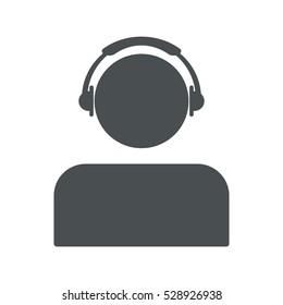 Call center Icon, flat design style