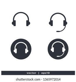 Call Center Icon illustration design logo template vector