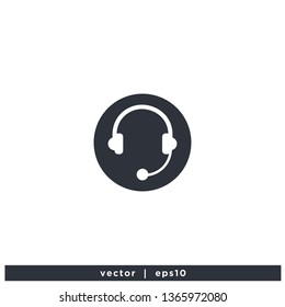 Call Center Icon illustration design logo template vector
