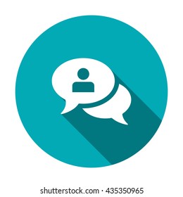 Call center Icon  isolated vector flat design