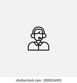 Call center icon sign vector,Symbol, logo illustration for web and mobile