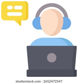 Call Center icon symbol. Vector illustration