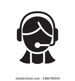 Call center icon in trendy flat style design. Vector graphic illustration. Suitable for website design, logo, app, and ui. Vector file. EPS 10.