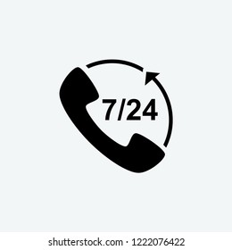 call center icon vector