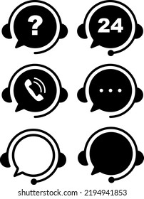 Call Center Icon : Vector