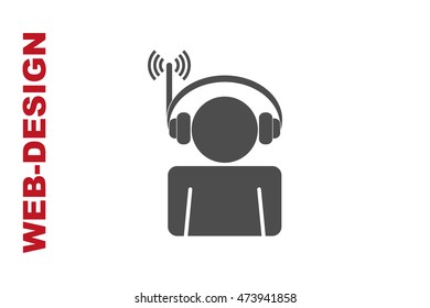 Call Center Icon Vector