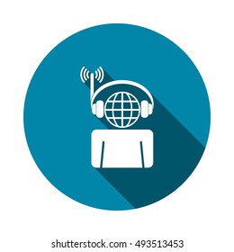 Call Center Icon Vector