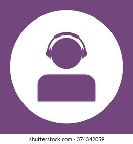 Call center Icon vector flat design