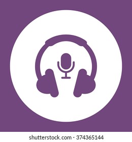 Call center Icon vector flat design