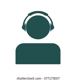 Call center Icon vector flat design
