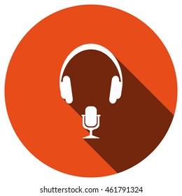 Call center Icon, vector, icon flat