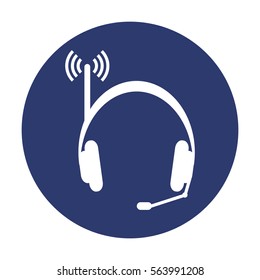 Call Center Icon Vector flat design style