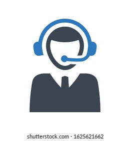 Call center icon. vector graphics