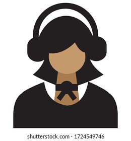 Call center icon. vector graphics