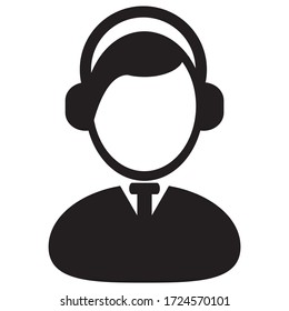 Call center icon. vector graphics
