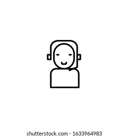 call center icon vector illustration