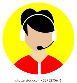 call center icon vector illustration.
