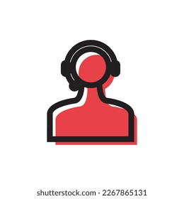 Call center icon vector isolated on white background for your web and mobile app design