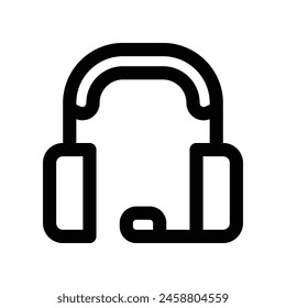 call center icon. vector line icon for your website, mobile, presentation, and logo design.