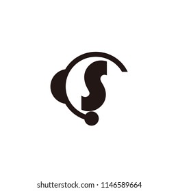 call center icon vector logo