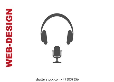 Call Center Icon Vector, portfolio author web-design