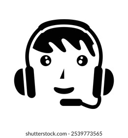 call center icon vector template illustration design