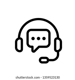 Call Center Line Icon