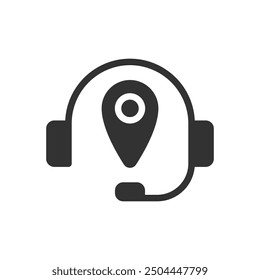 Icono de Locación del centro de llamadas - Icono de Asistencia al cliente
