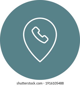 Call, center, location, pin icon vector image. Can also be used for Maps and Location. Suitable for use on web apps, mobile apps and print media.