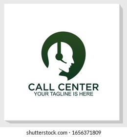 call center logo template design vector, communication, business logo 