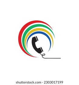plantilla de diseño de ilustración vectorial del logotipo del Centro de llamadas