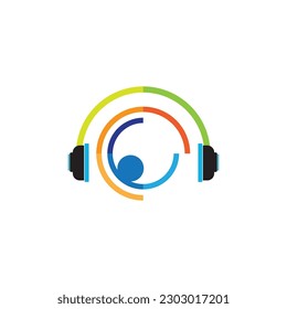 Call Center logo vector illustration design template