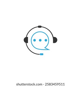 Call Center logo vector illustration design template