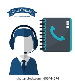 call center man assistance directory contact