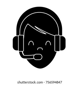 Call center man avatar