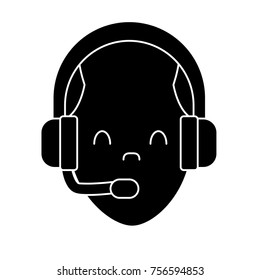 Call center man avatar