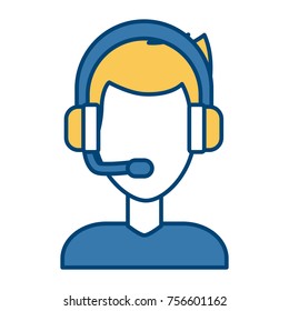 Call center man avatar