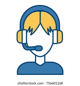 Call center man avatar