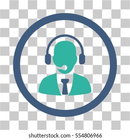 Call Center Manager Vector Pictogram Illustration Stock Vector (Royalty ...
