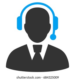 Call Center Manager Vector Pictogram Style Stock Vector (Royalty Free ...