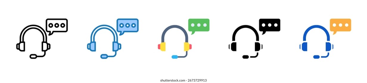 Call Center multiple style icons set design vector illustration.