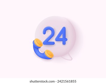 Call center, online customer support. Contact Us Customer Service For Personal Assistant Service, Person Advisor and Social Media Network. 3D Web Vector Illustrations.