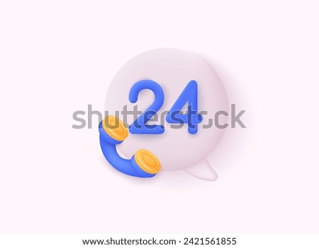 Call center, online customer support. Contact Us Customer Service For Personal Assistant Service, Person Advisor and Social Media Network. 3D Web Vector Illustrations.