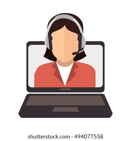 call center online support design