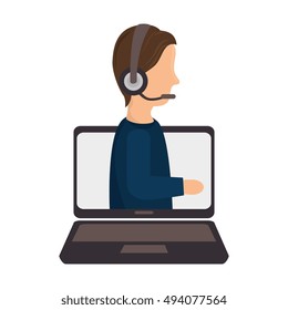 call center online support design