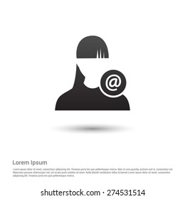 call center operator icon