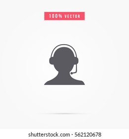 call center operator icon
