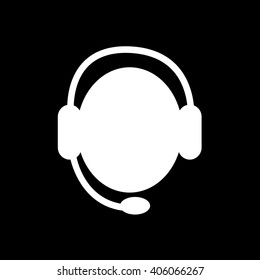 call center operator icon Illustration design