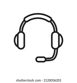 call center operator vector icon